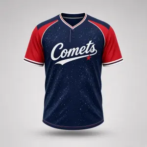 Custom pullover baseball jersey (top only)